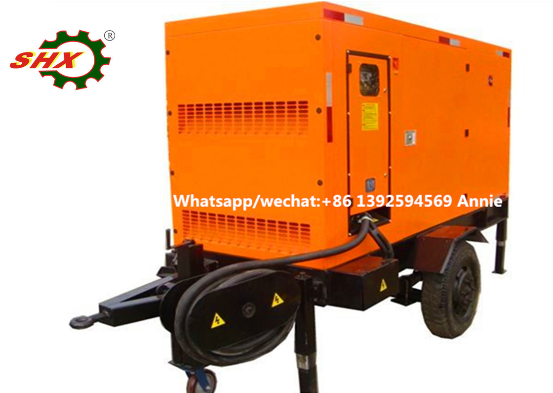50 KW 3 Phase Mobile Diesel Generators 400 Volt Emergency Backup Generator