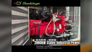 2000kWnatural gas generator set