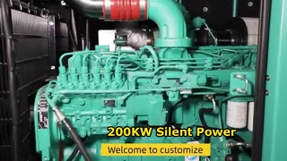 200KW Silent Generator Power Solution