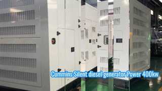 400kw Silent Diesel Generator White Power Solution