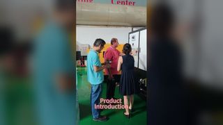 Receive customers in the workshop with real machine operation and professional explanations.