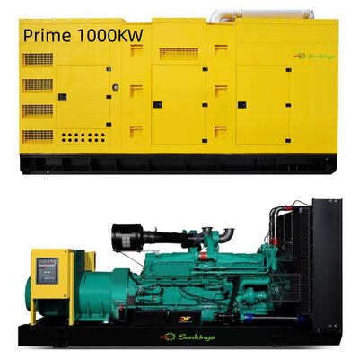 buy Prime Continuous Power Capacity 1000KW Waterproof Containerized Silent Generator for SCF1000 50/60Hz 230V 380V ATS online manufacture