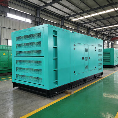 Buy Silent Diesel Generator 500KW 550KW 700KW Type Open Frame 24V DC Electric Start 50/60Hz / Engine Water Cooled online manufacture