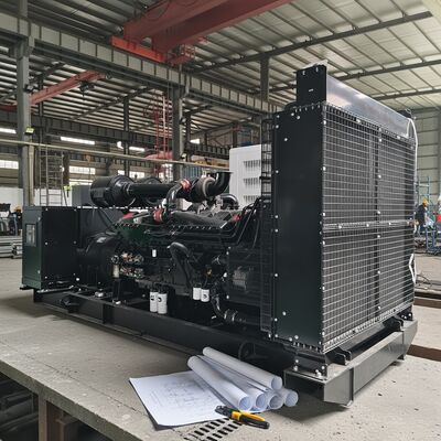 Buy Open Type cummins diesel Generator 1 Megawatt 1080kw 1250kva 1350kva 1500kva Back up Generator diesel Genset for Power Plant online manufacture
