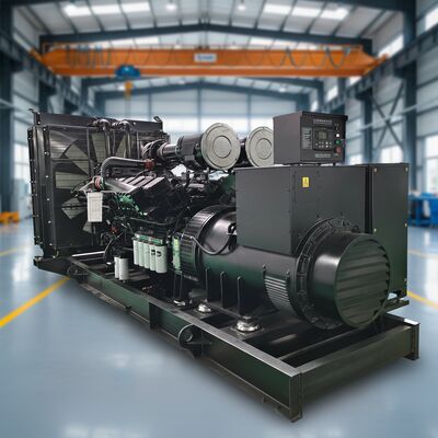 Buy Cummins KTA38-G9 600kw 800kw 1000kw 1250kva Open Type Diesel Generator with Three Phase Genset diesel Generator for Power Plant online manufacture