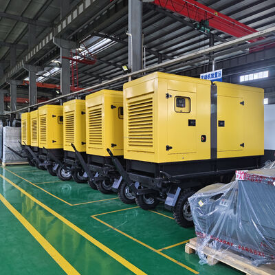 Buy  Portable 50kw 100kw 200kw 250kw Slient Type Trailer diesel Generators With Wheel Power Genset online manufacture