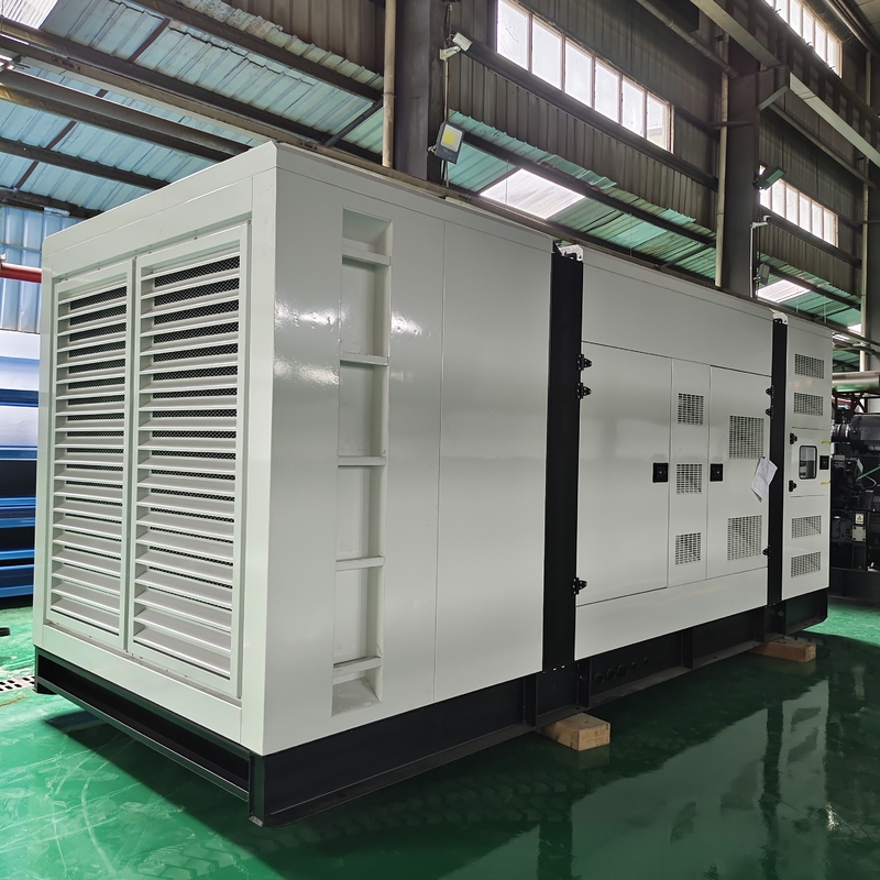 750kva Soundproof Standby Diesel Generator 600kw Cummins Genset