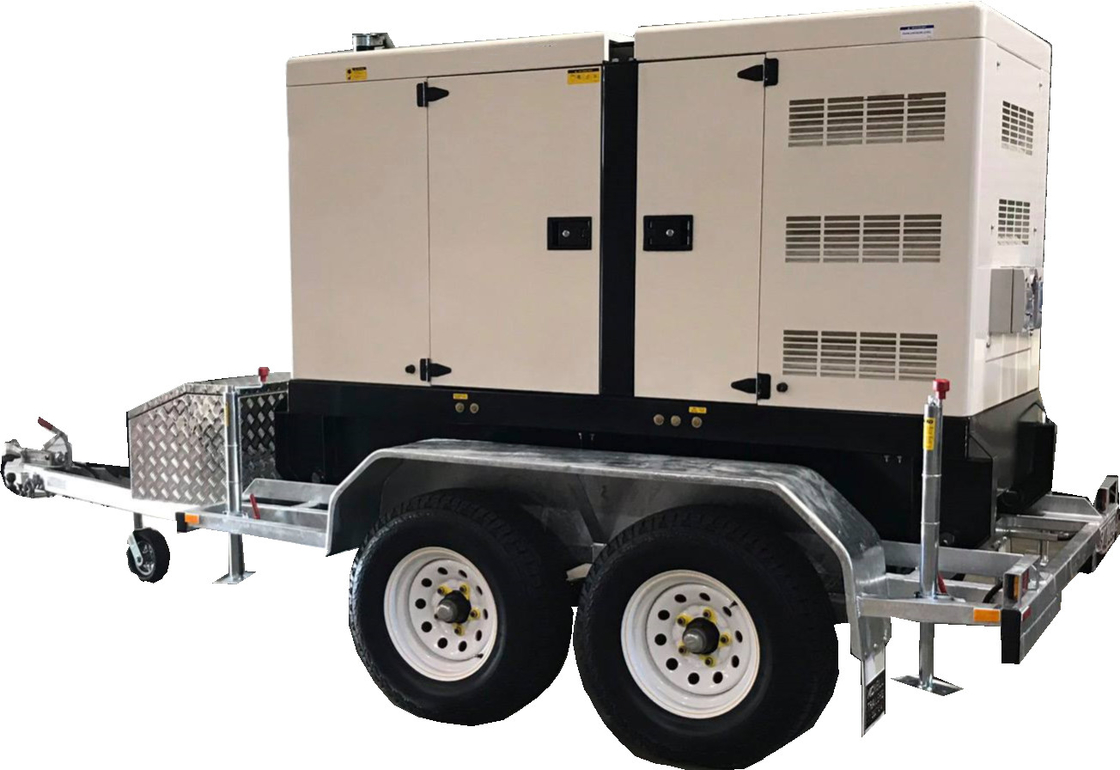 300 Kilowatt Trailer Diesel Generators Perkins 400 Kva Generator With Four Wheels