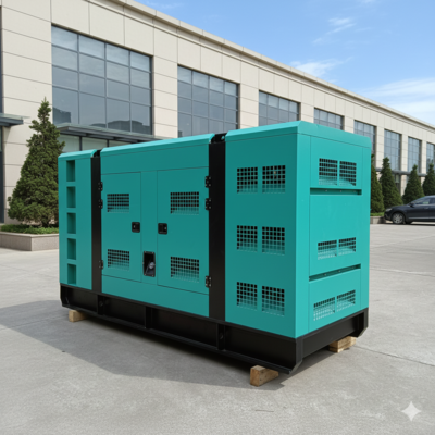 EPA Approved 500kva 400kw Fuel Generator Set Silent Proof Type Prime Standby Power Station 480V ATS