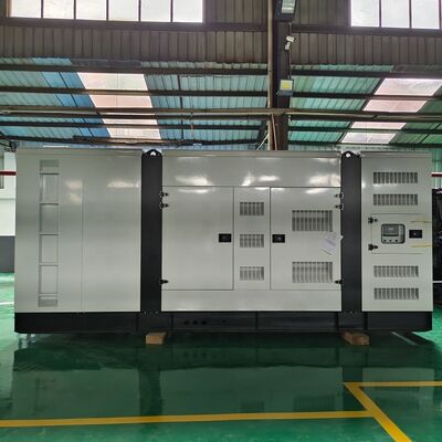 Slient Natural Gas cummins Generator Set Custom 500kw 625kva for Power Plant with Water Cooled  Generator for Factory Price