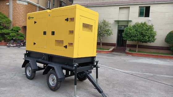 230V 500 Kilowatt Trailer Diesel Generators Protable Mobile Super Silent Power Plant
