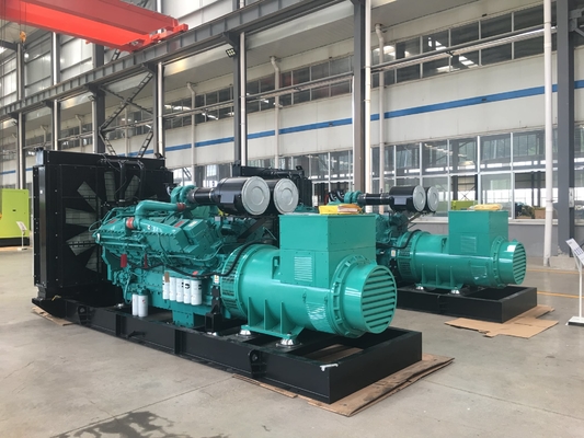 110v-480v 1500KW Diesel Generator Electric Open Frame Diesel Generator