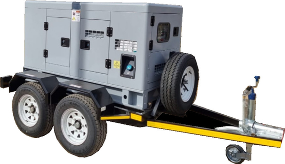CE ISO Trailer Mounted 3 Phase Generator 200kw Water Cooled Genset
