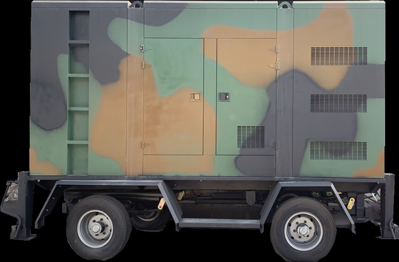 OEM 500kw Trailer Diesel Generators Ac Alternator Soundproof Water Cooled Dg Sets